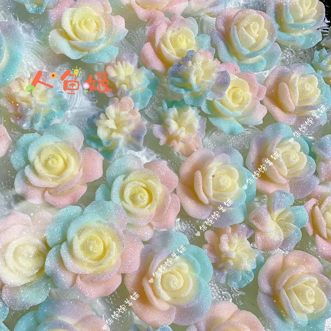 【朱饱饱美铺定制款】新砂糖之万花通灵款树脂DIY花朵奶油胶DIY配件