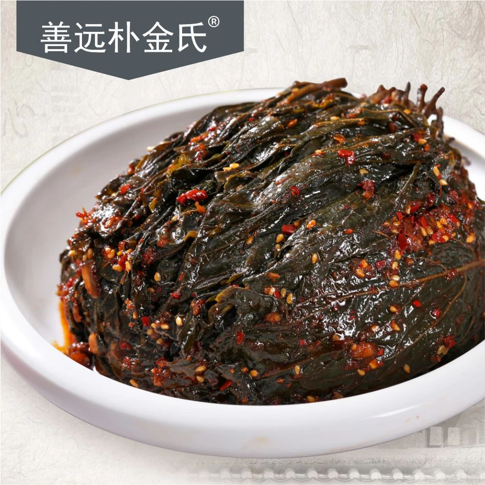 泡菜善远朴金氏延边朝鲜族正宗传统苏子叶营养浓郁咸菜烤肉250g