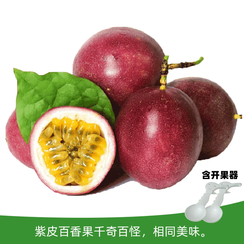 【纯香果】紫皮百香果5斤 32-36个旧