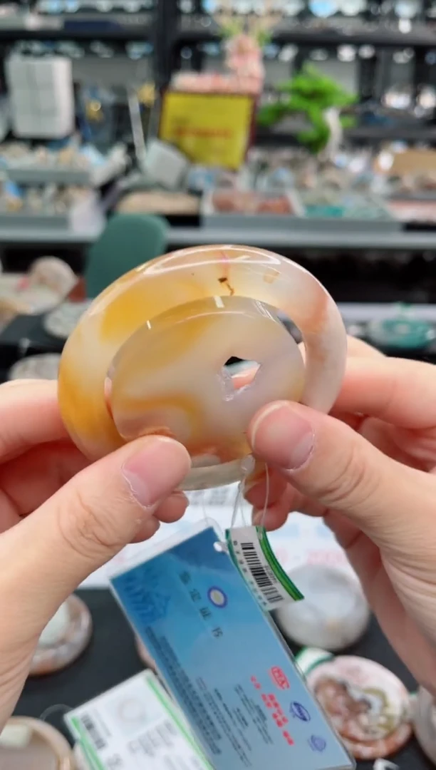 【闪购商品】石英质玉手镯未镶嵌53圈口（赠品镯心）3449238