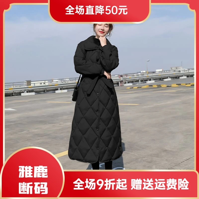 雅鹿羽绒服大促特价羽绒衣2023冬季新款韩版爆款长款过膝羽绒羽绒