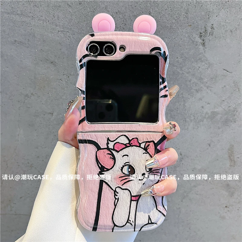 （三星zflip6系列）波浪折叠适用三星zflip6/三星zflip5手机壳防摔