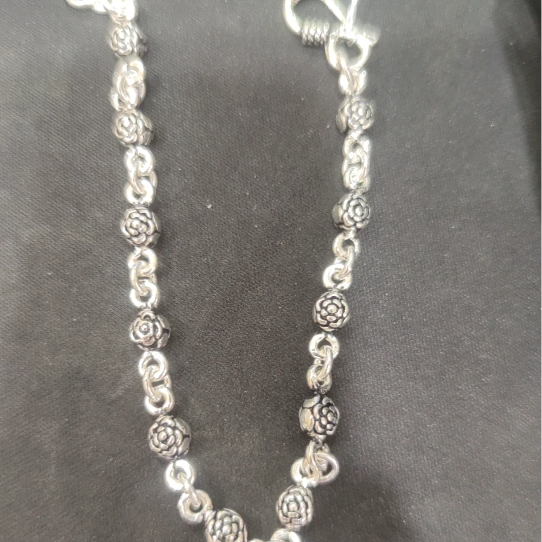 925银手链 菜百首饰 银S925手链 豆豆