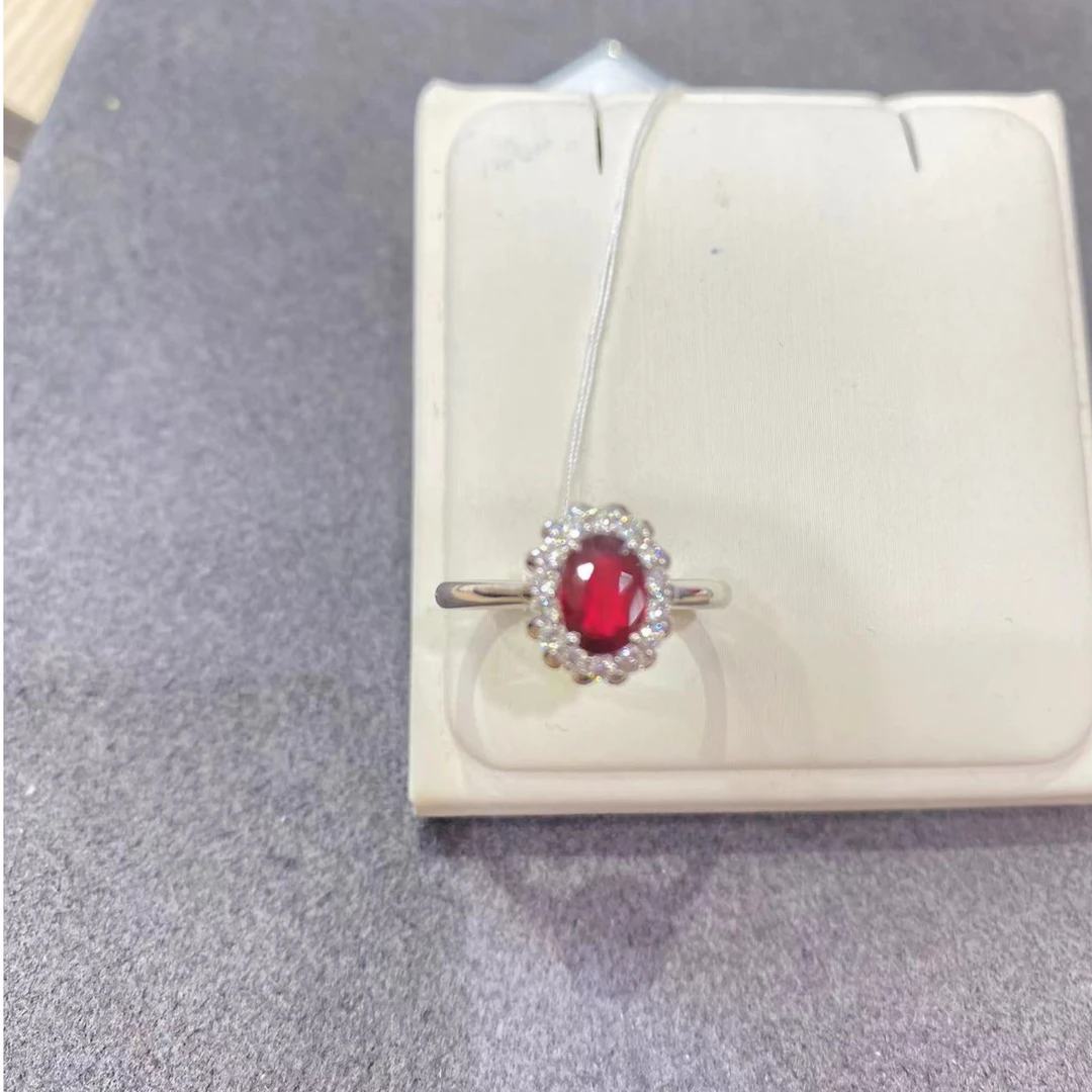 菜百首饰 红宝石戒指