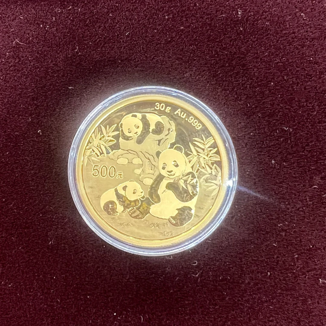 CAIBAI JEWELRY/菜百首饰2025年熊猫金币30g（不退换）