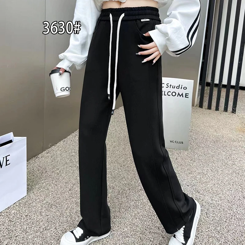 必魅-2024春季新款百搭韩版ins显瘦哈伦九分裤3630小萝卜裤子