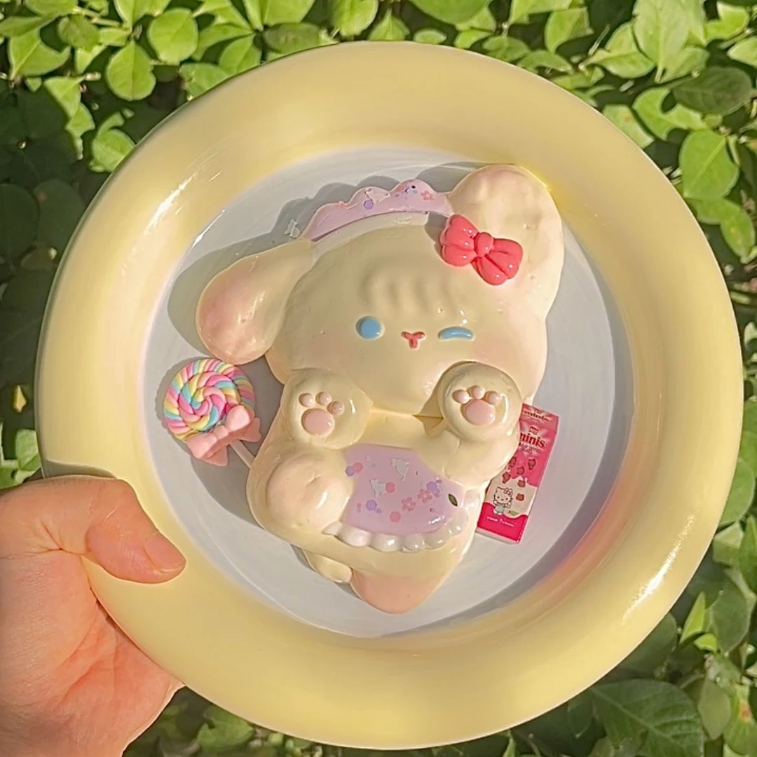 超大女仆装兔兔 纯泥感捏捏 食品袋包装200g