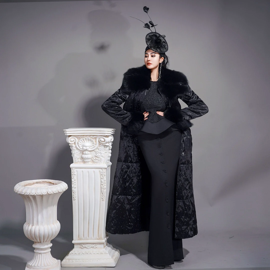 【星姐推荐】星原创高级定制【星空点点】设计师款冬季轻奢名媛外套