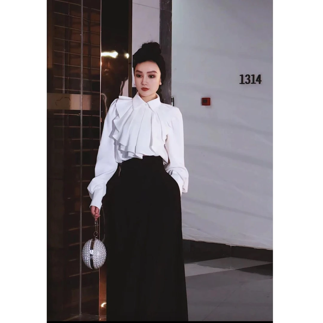 【星姐推荐】星原创高级定制【柏林晚风】设计师款气质轻奢名媛半身裙