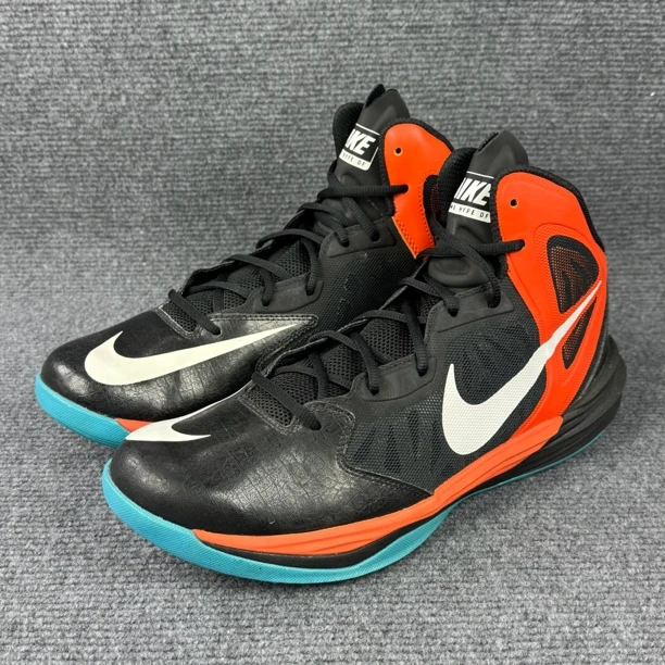 99新可配盒/46码/Nike Prime Hype DF 篮球鞋 黑白红