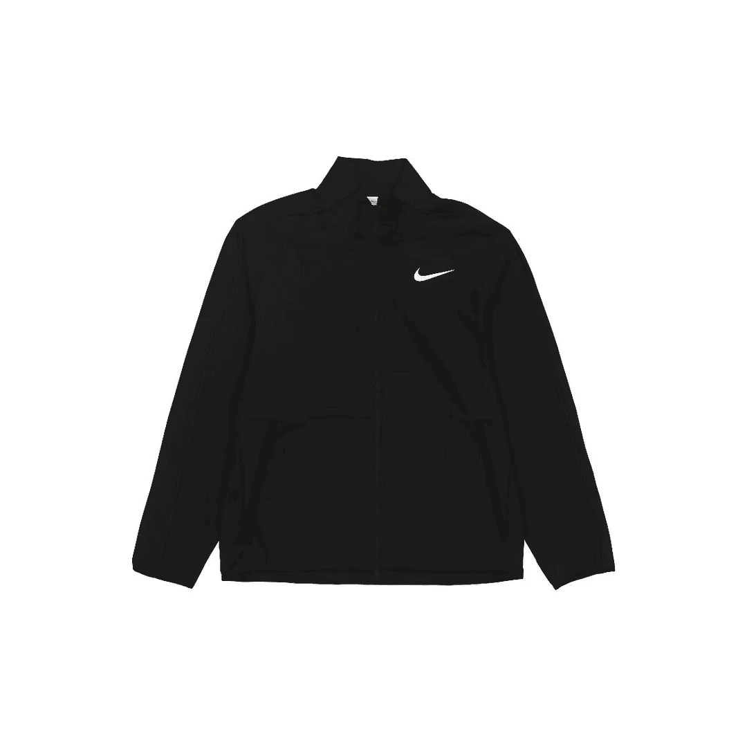 NIKE/耐克Dri-FIT 速干梭织训练黑色轻薄跑步运动夹克外套
