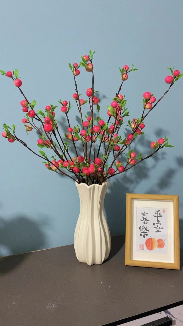 「宠粉福利」迷你仿真小苹果装饰假花摆件插花仿真花实家居装饰摄影