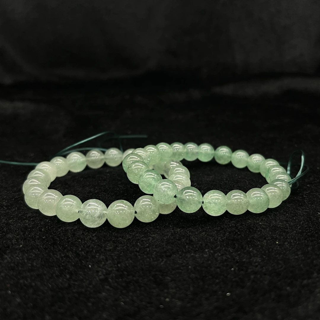 【云找玉】绿草莓晶圆珠手串 多样性发1件 CH2547