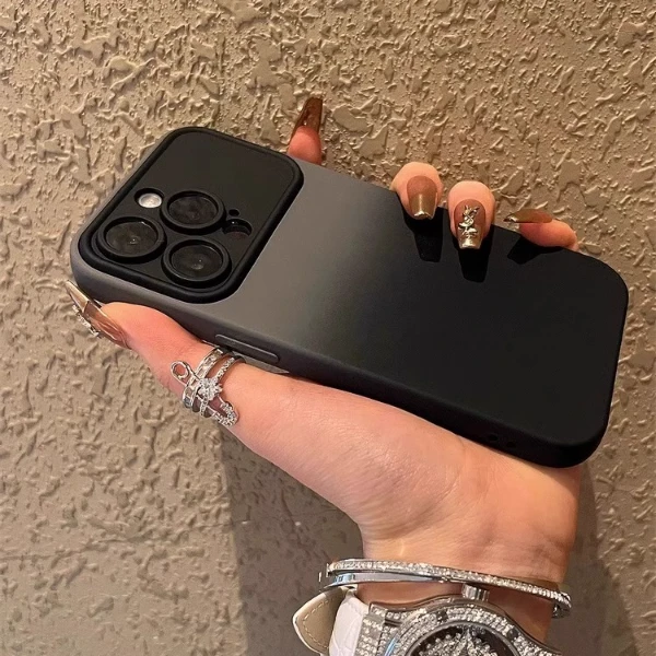 大视窗渐变撞色适用苹果16promax手机壳iphone15/14防摔13高级感