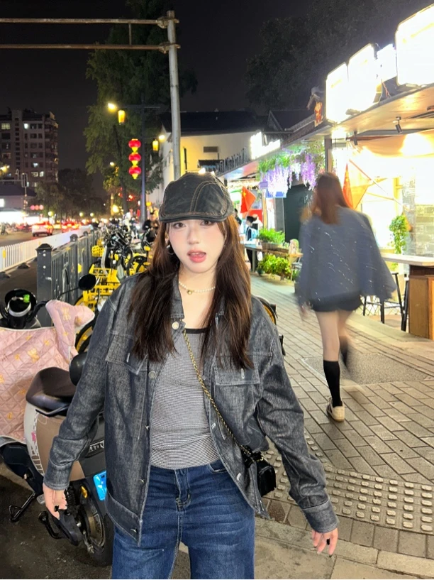 Vintage辣妹牛仔外套 No退No换  随机发