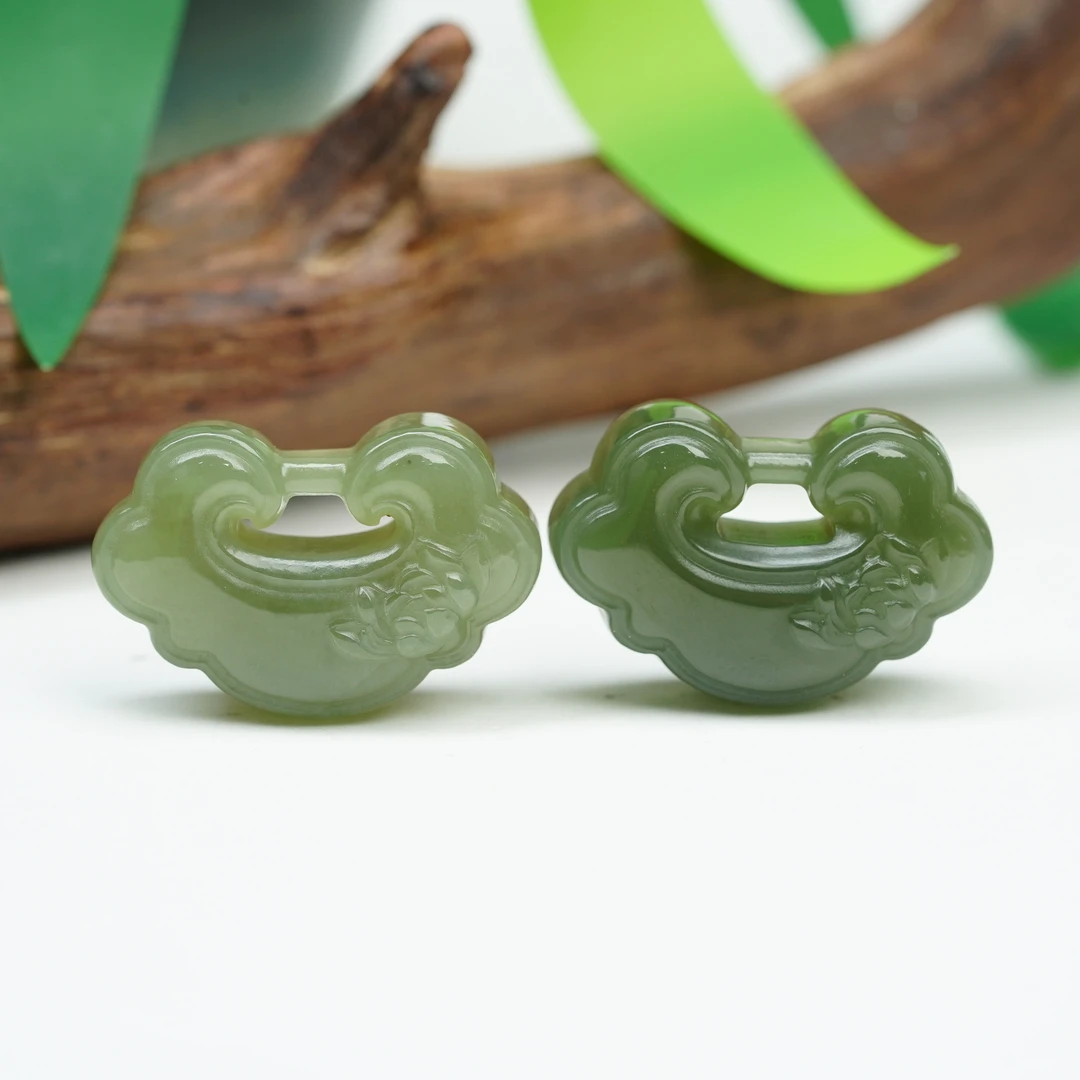 【小北严选】和田玉吊坠-17H75X204【多样性发一件】约29*19mm带绳