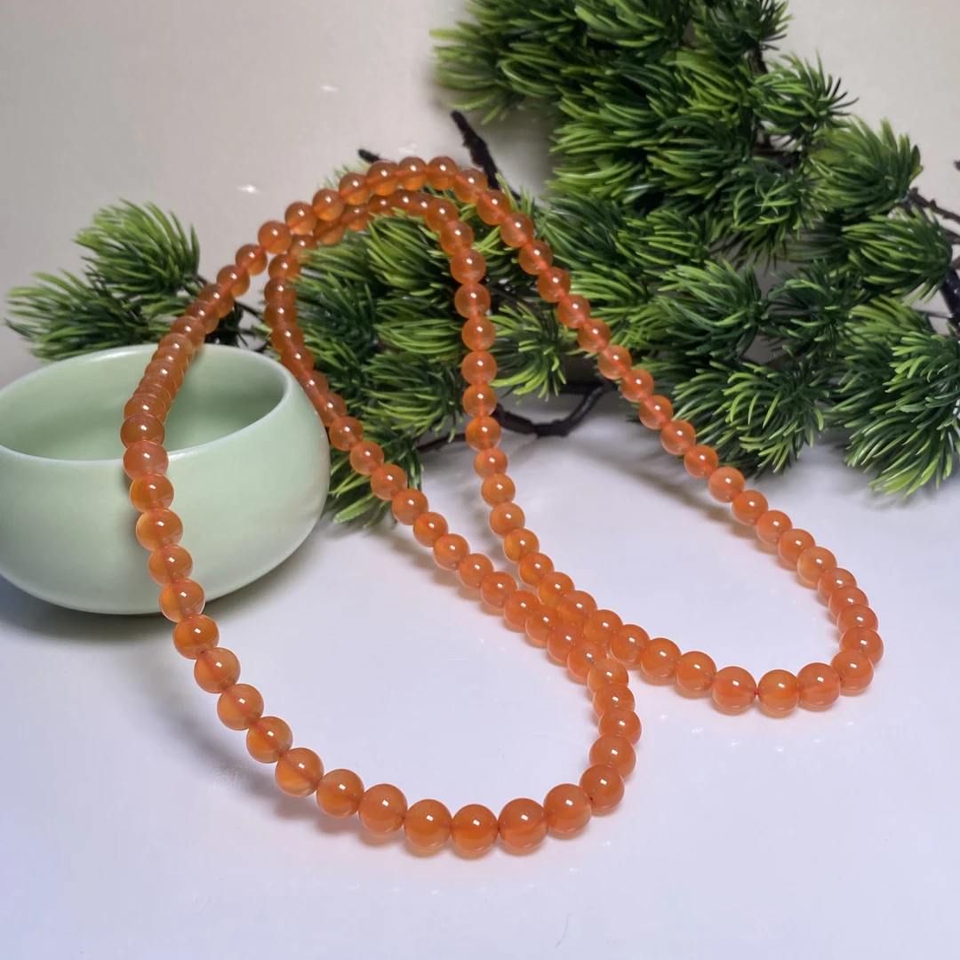 【小北珠宝】南红多圈手串18-17S33X51【多样性发一件】约5.5mm+