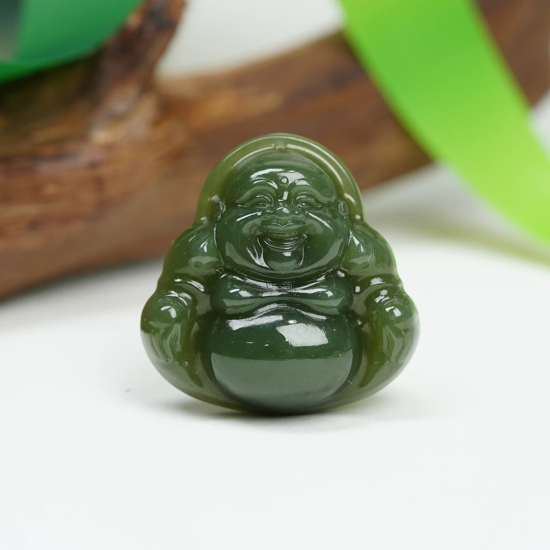 【小北好物】和田玉吊坠18-17QH16X329【多样性发一件】约29*29mm带绳