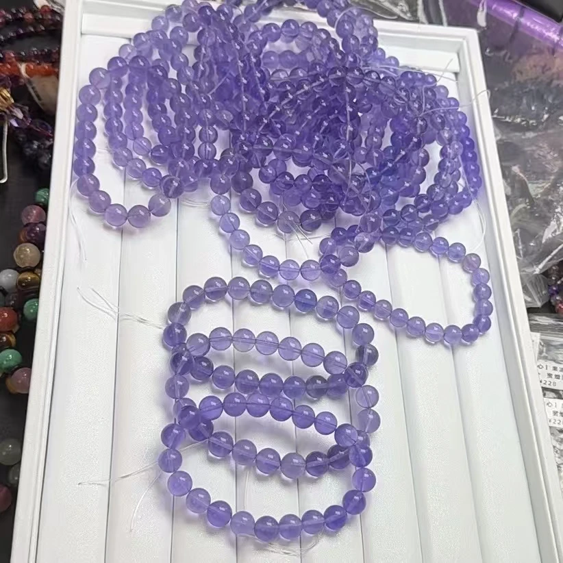 坦桑色紫萤石手串（多样性发一）SYZB-0495