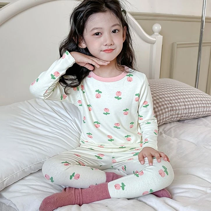 宝宝纯棉内衣新款秋衣秋裤套装男女童家居服宝宝秋衣秋裤套装