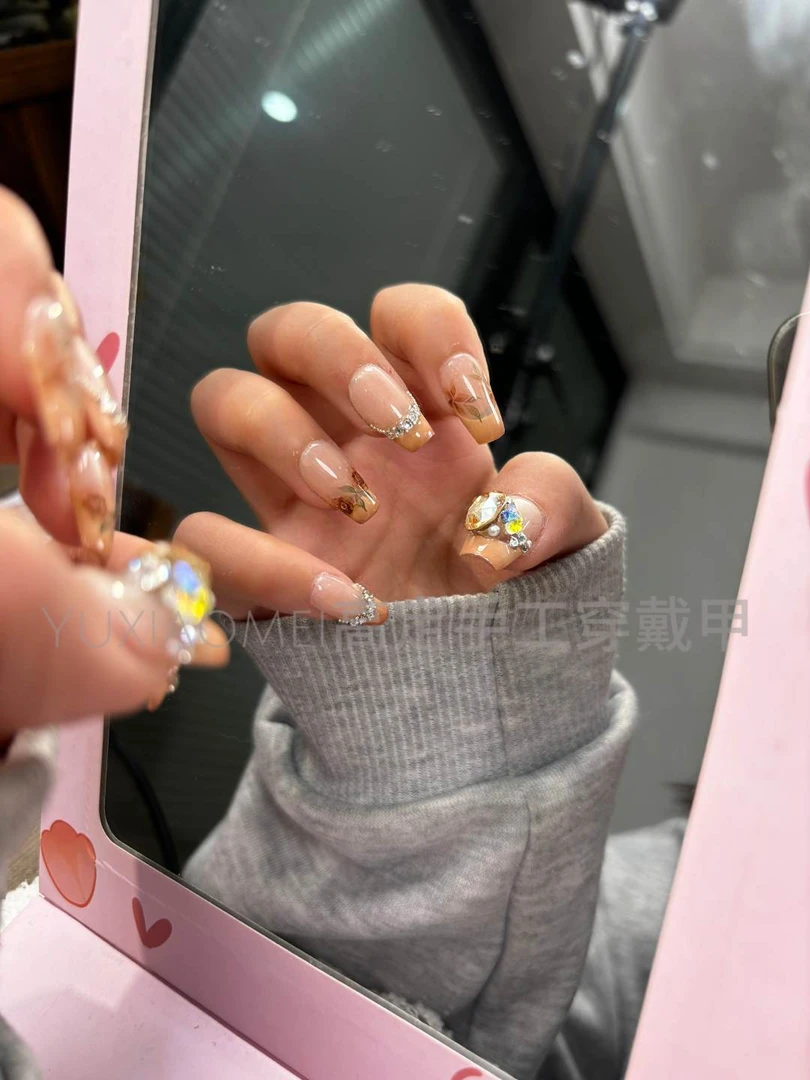 【秋日奶棕】秋冬公主风可爱水彩手绘小短甲