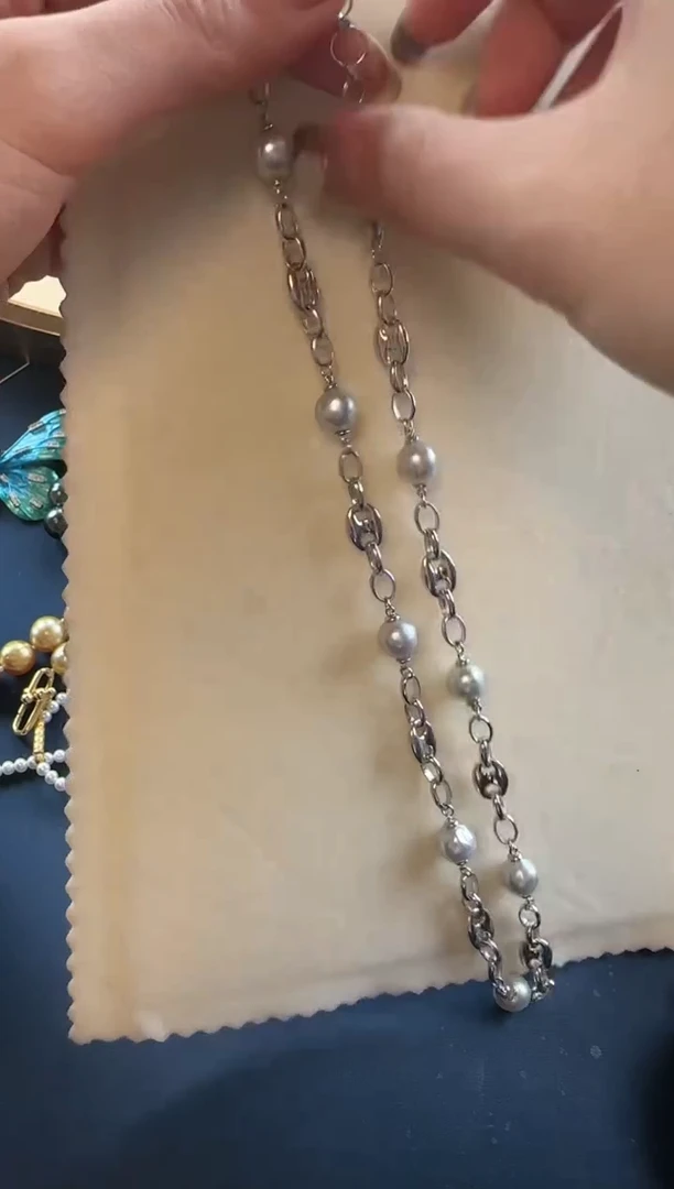 【闪购商品】海水珍珠颈饰银S925镶嵌1
