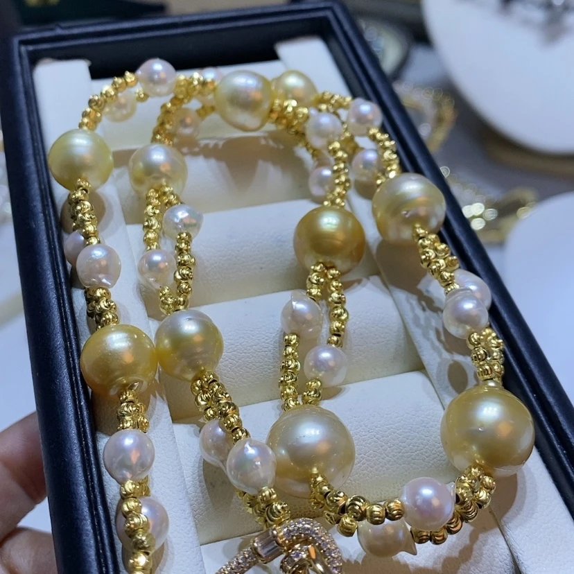 【闪购商品】海水珍珠颈饰银S925镶嵌