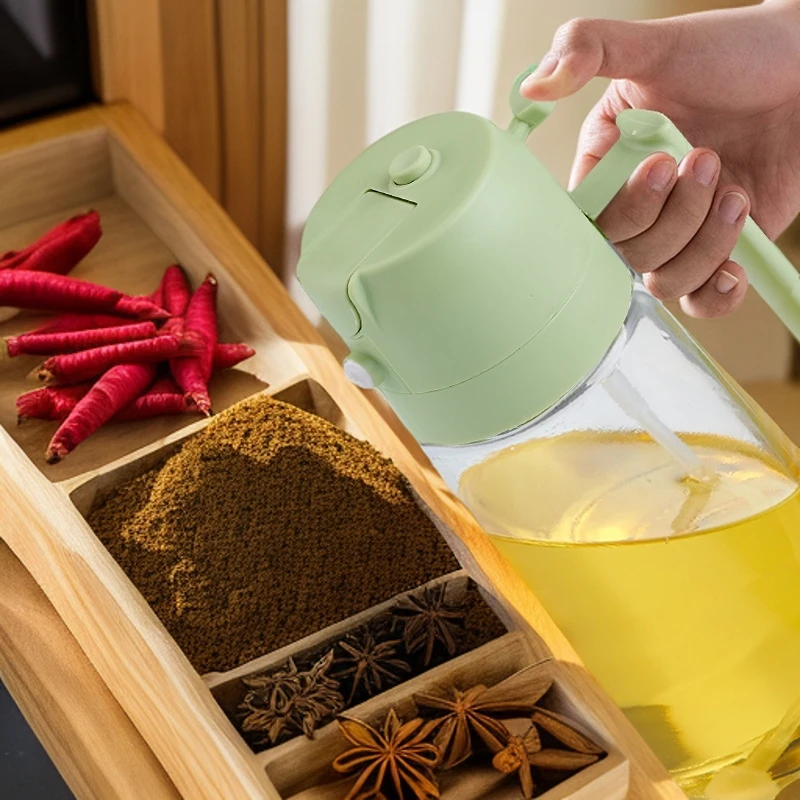 厨房喷油壶两用二合一喷油壶防漏油罐玻璃喷雾油瓶喷雾式高档油瓶