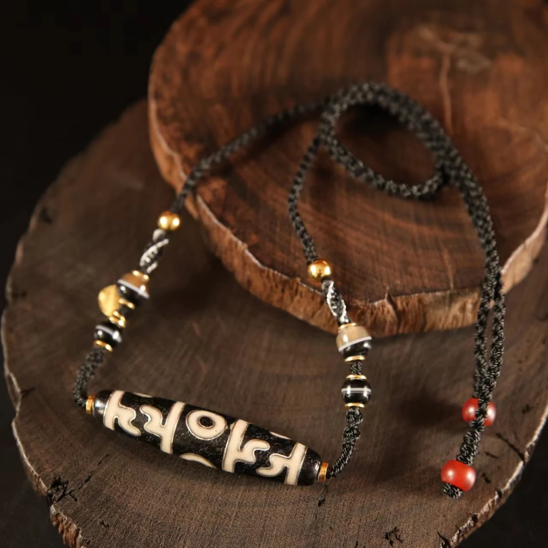 壹加小羊|手工设计玛瑙莲师三Y锁骨链