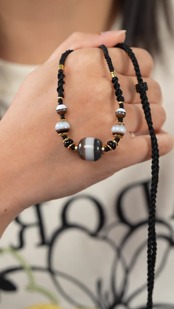 【闪购商品】玛瑙/玉髓颈饰未镶嵌Y58940药师锁骨链