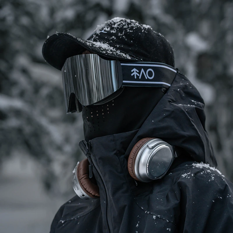 雪否  滑雪眼镜冬季护目镜男女防风防雾镜防护镜雪地护具磁吸雪镜