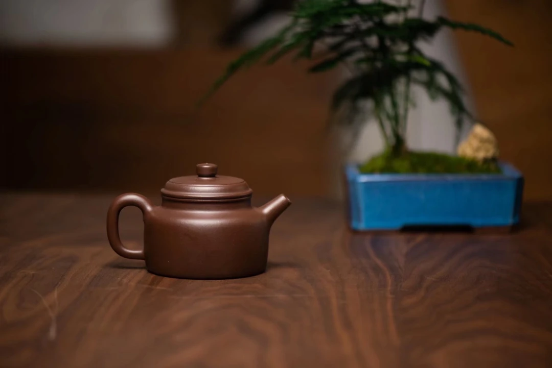 陈燕壶艺 【德钟】原矿老紫泥 220cc