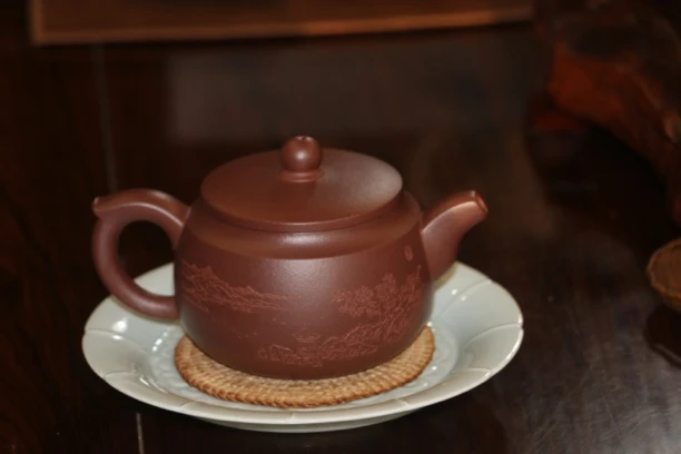 陈燕壶艺 原创作品大智泉 原矿底槽清