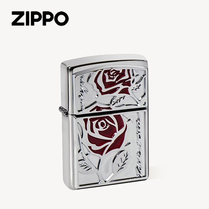 ZIPPO打火机正版玫瑰予你个性送礼收藏防风打火机