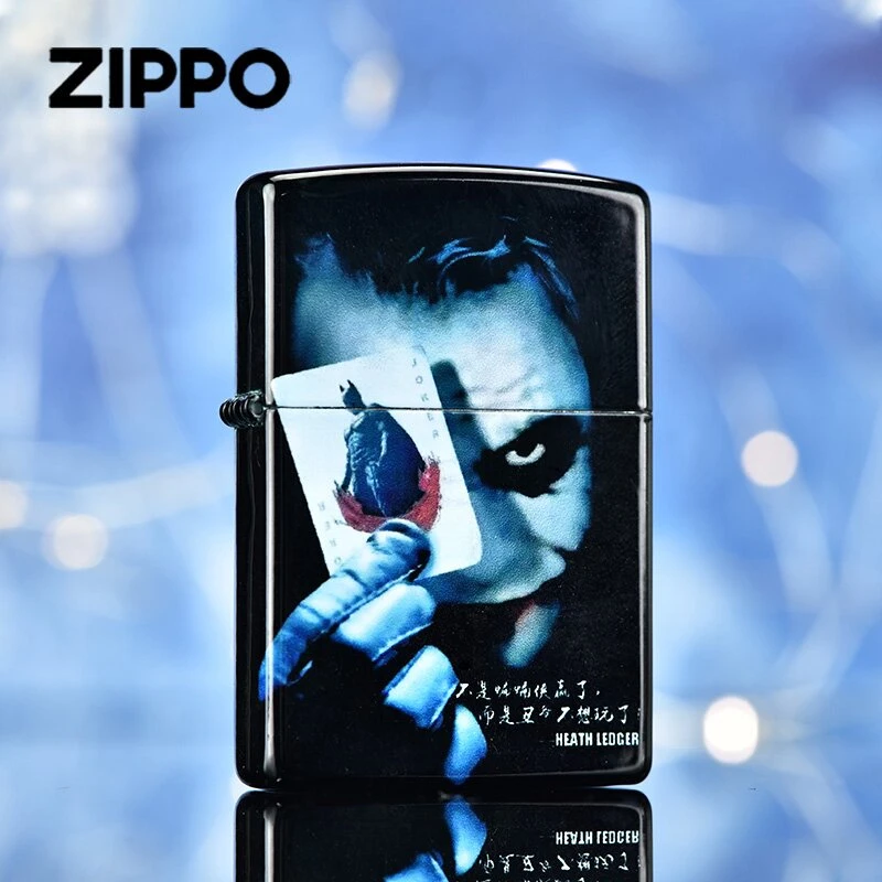 ZIPPO正品 218希斯莱杰小丑-A 士礼品个潮流性创意防风打火机收藏