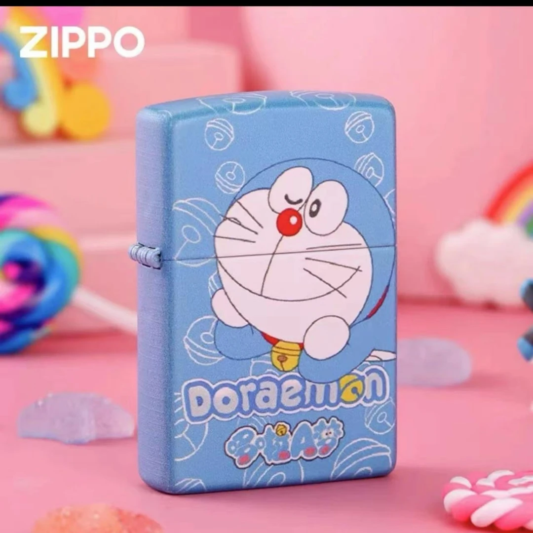 ZIPPO打火机彩印动漫哆啦A梦男士礼品可爱个性卡通防风DY9802CY