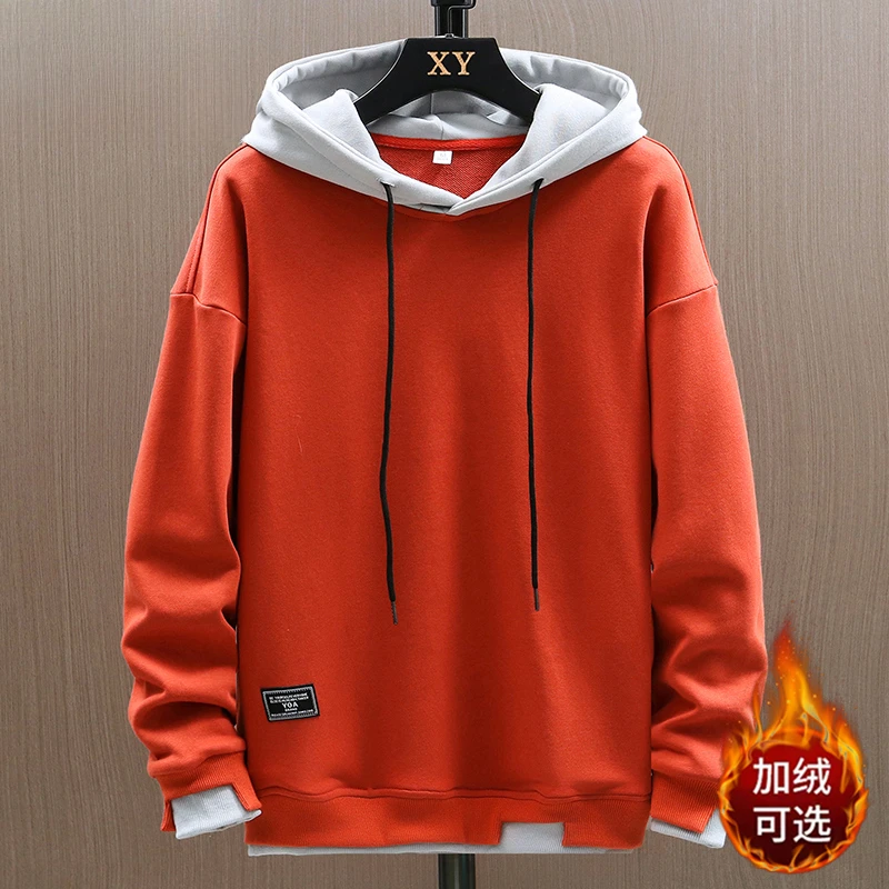【小扬哥推荐】唐獅旗下秋冬季卫衣男士连帽加绒厚潮流宽松纯色上