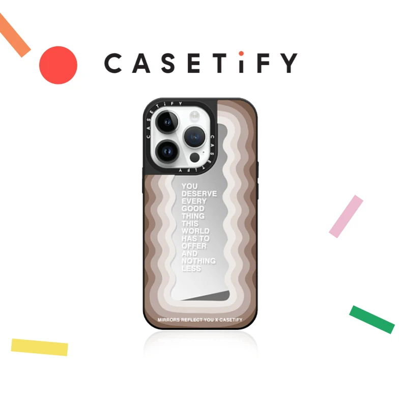CASETiFY 标语Good Thing iPhone14/13/Plus/Pro/Max可爱手机壳