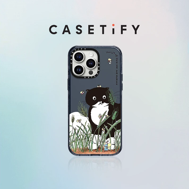 CASETiFY 奶牛猫的夏天iPhone15/14/13/Plus/Pro/Max防摔手机壳