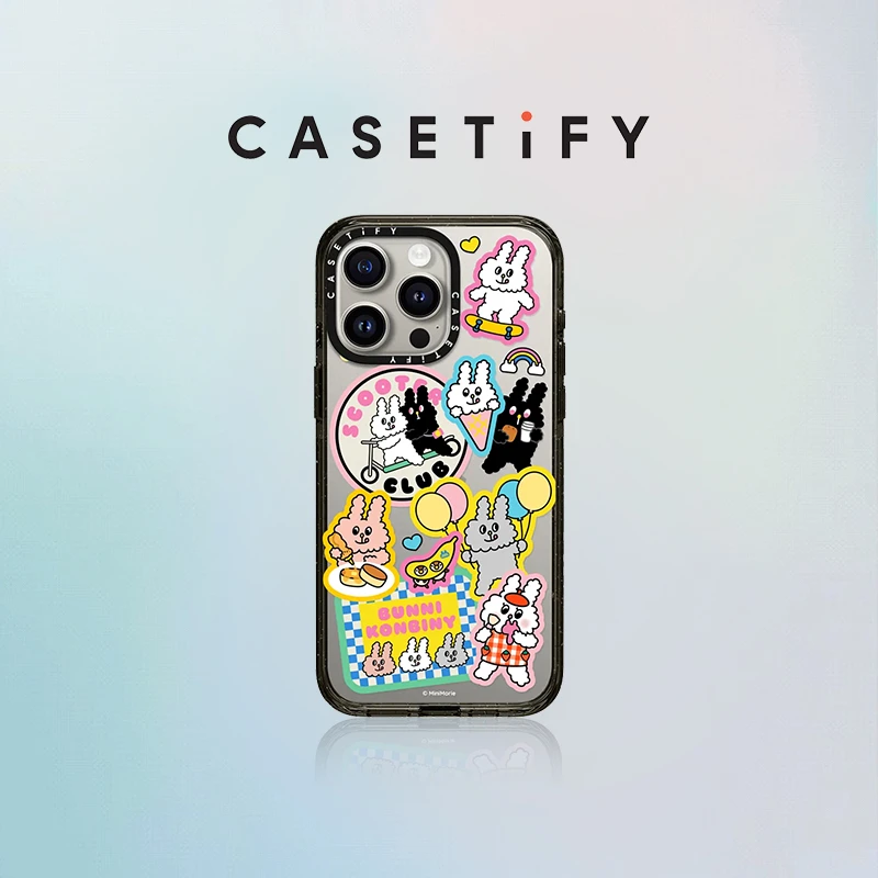 【zb】CASETiFY BUNNI兔贴纸 邦尼兔 适用iPhone15/14/Pro手机壳