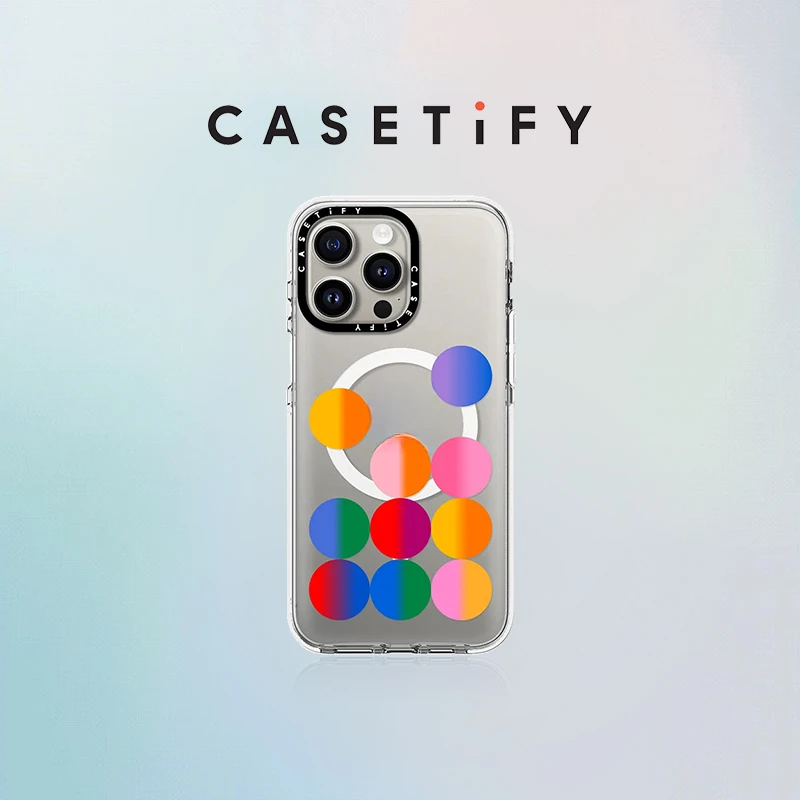 【达人】CASETiFY 糖果泡泡适用于iPhone15/14/Pro/Max磁吸手机壳