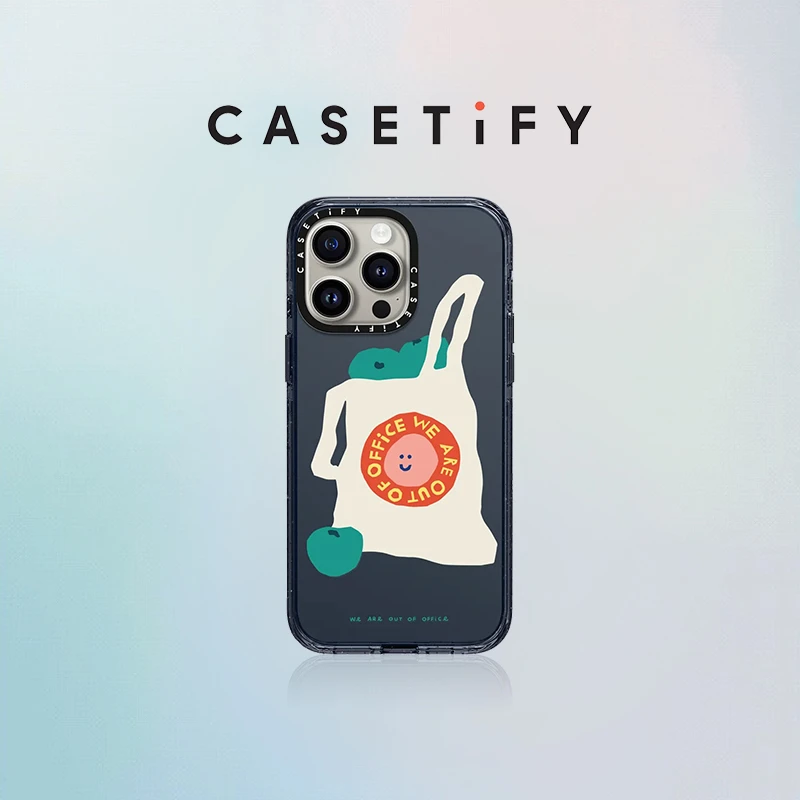 【达人】CASETiFY 笑脸购物袋 iPhone15/14/Plus/Pro/Max手机壳