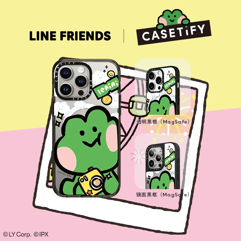 minini x CASETiFY联名 lenini大头贴适用于iPhone15/14手机壳