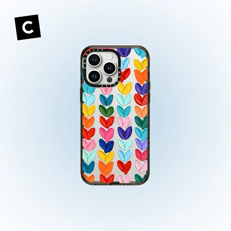【张醒醒】CASETiFY 色彩Hearts 用于iPhone16/15手机壳