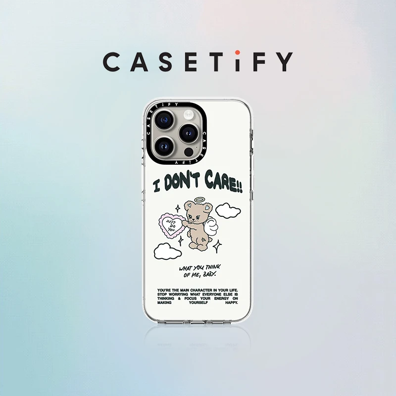 【达人】CASETiFY 天使小熊iPhone15/14/13/Pro/Pro Max手机壳