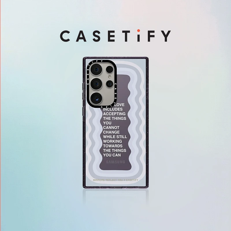 CASETiFY 三星标语 自爱 半透明暗紫色 s24/s24+/ultra系列手机壳