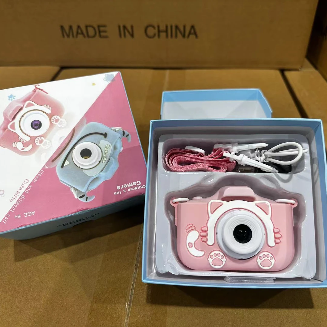 D096：儿童相机高清玩具可拍照打印宝宝女孩生日礼物男童数码学生