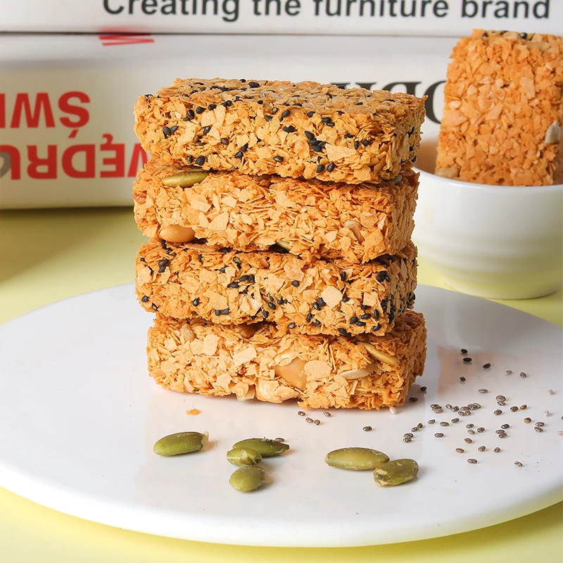 坚果燕麦酥能量蛋白棒压缩饼干0蔗糖粗粮代餐食品