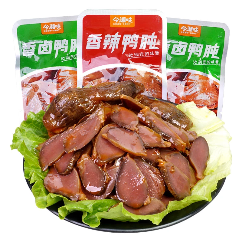 鸭鸭零食小包装卤味熟食香辣味开袋即食