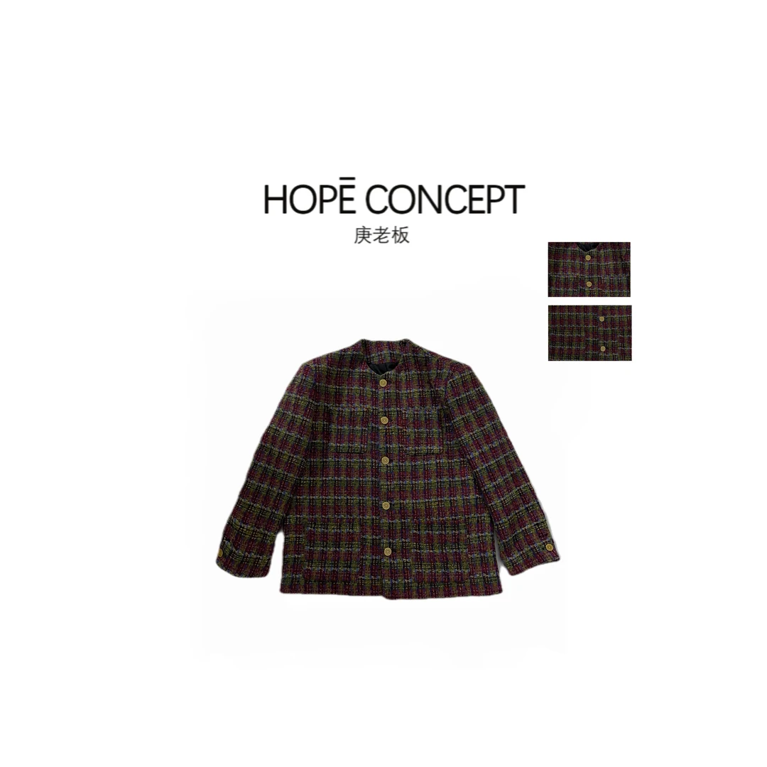 3362#人间香奶奶 自带高贵气场羊毛质感廓形小香外套